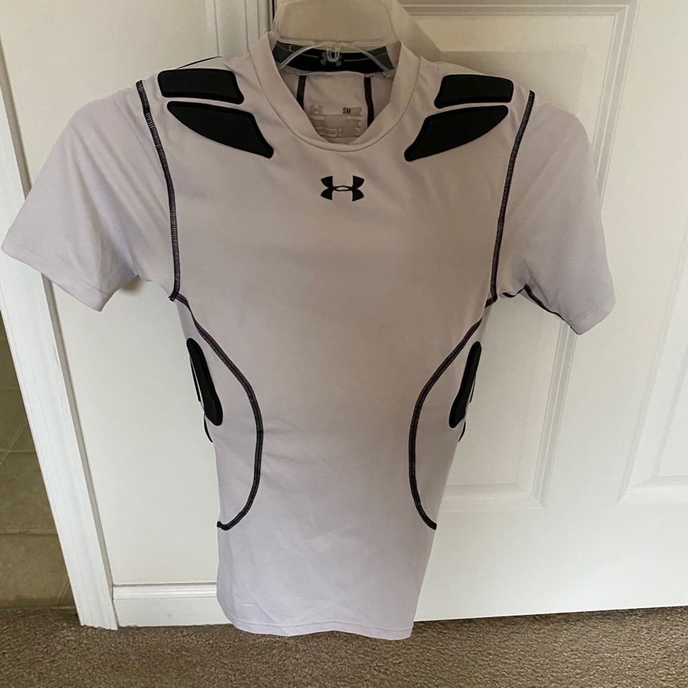 Padded compression shirt